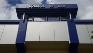 Facade of the College of Law Building, Bukidnon State University main campus/Information and Publication Service photo