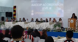 The BukSU community stakeholders meet the AACCUP Accreditors during the opening program on September 3, 2019 at the University Auditorium IPS photo 