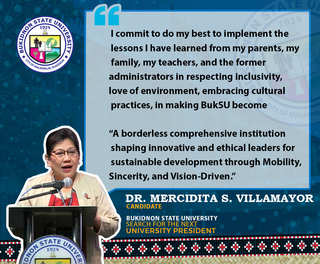 LOOK: Presidential Candidate Dr. Mercidita S. Villamayor Speaks About ...