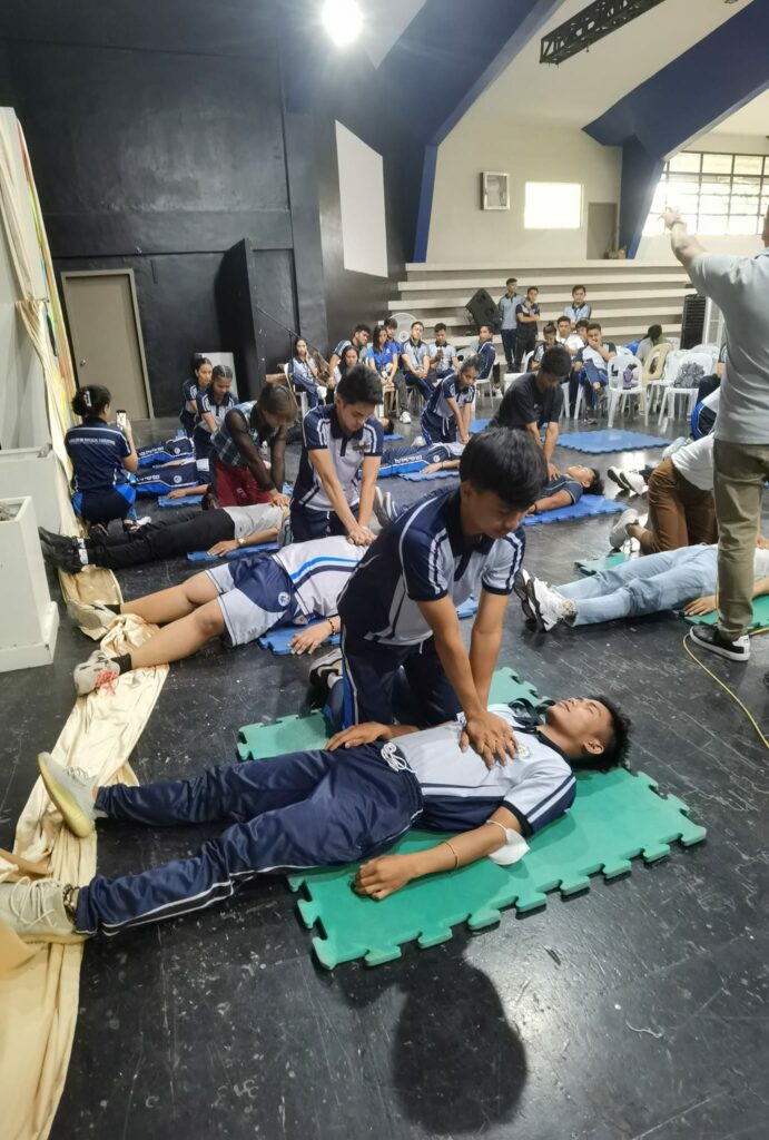 LOOK: PE Students Participate In Basic Emergency Preparedness, Response ...