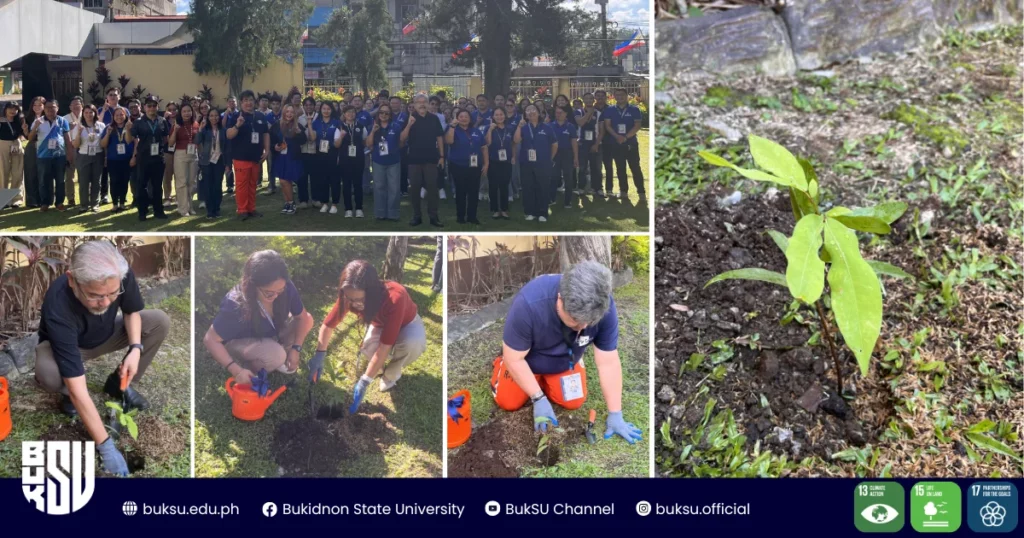 BukSU Plants 102 Trees to Mark 102 Years of Growth - Bukidnon State ...